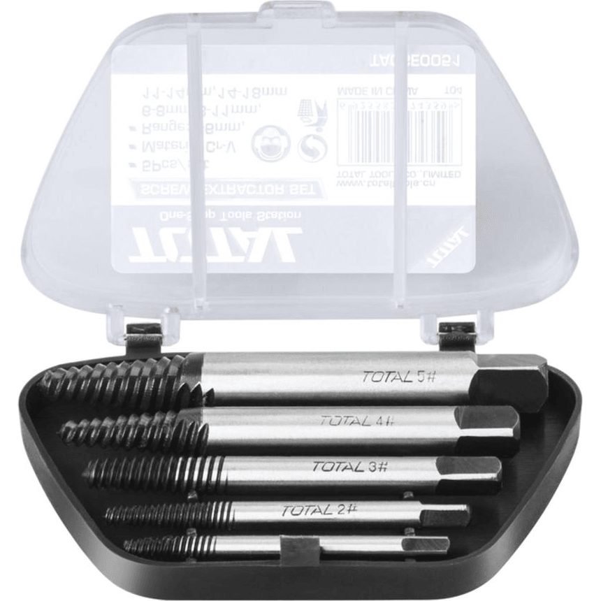 Total Total TACSE0051 Screw Extractor Set, General Hardware Fasteners — Southend Philippines