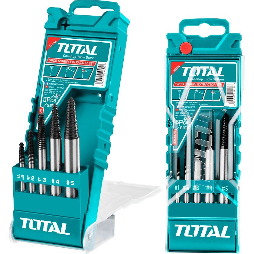 Total Total TACSE0056 Screw Extractor 5pcs, General Hardware Fasteners — Southend Philippines