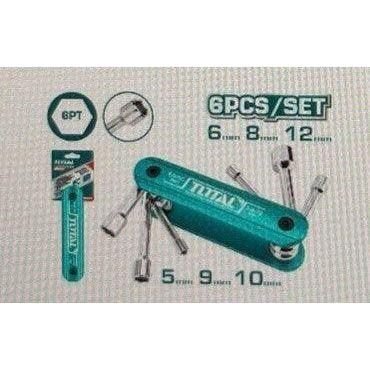 Total Total THFND061 6pcs Folding Nut Driver Set, General Hardware Fasteners — Southend Philippines