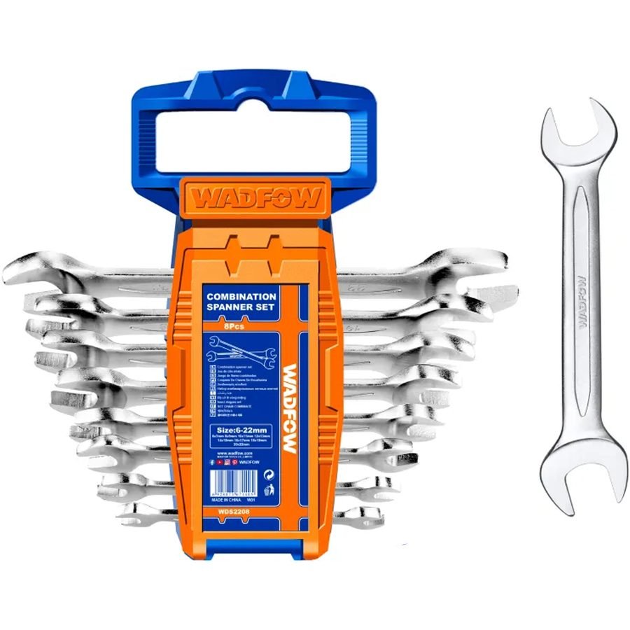Wadfow Wadfow WDS2208 Double Open End Spanner Set, General Hardware Wrenches — Southend Philippines