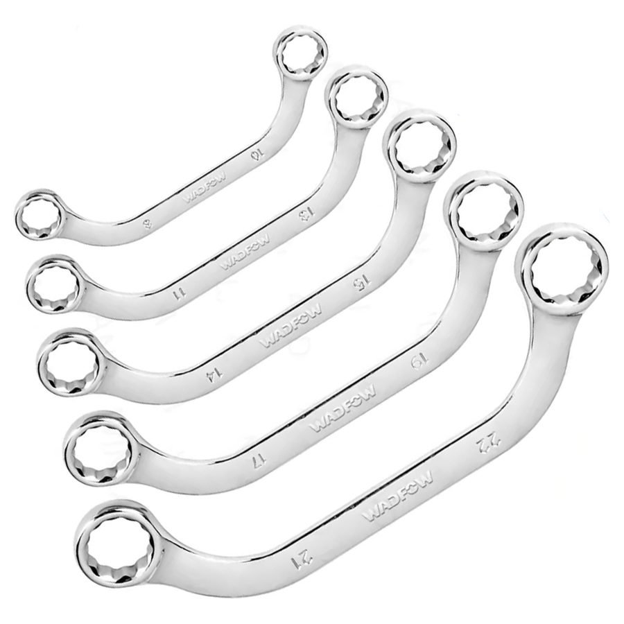 Wadfow Wadfow WFR3405 Half Moon Ring Wrench Set 5 Pcs, General Hardware Wrenches — Southend Philippines