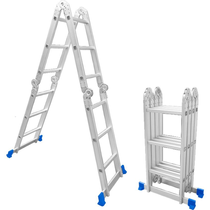 Wadfow Wadfow WLD7H44 Aluminum Multi-Purpose Ladder 4x4, General Hardware Ladders & Scaffold — Southend Philippines