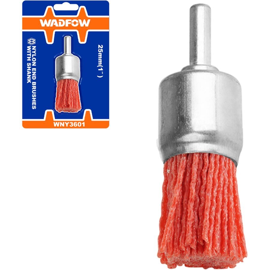 Wadfow Wadfow WNY3601 Pencil End Nylon Brush 1", General Hardware Brushes & Cleaning — Southend Philippines