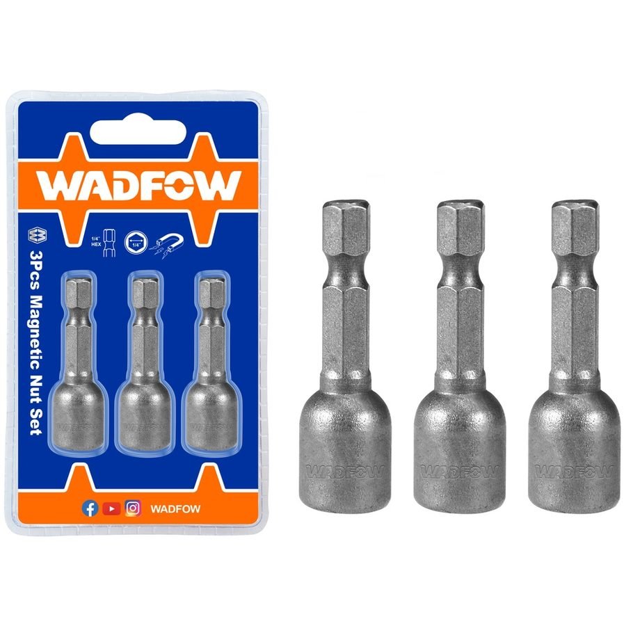 Wadfow Wadfow WWR1K10 Magnetic Nut Set 3 Pcs 10mm, General Hardware Fasteners — Southend Philippines