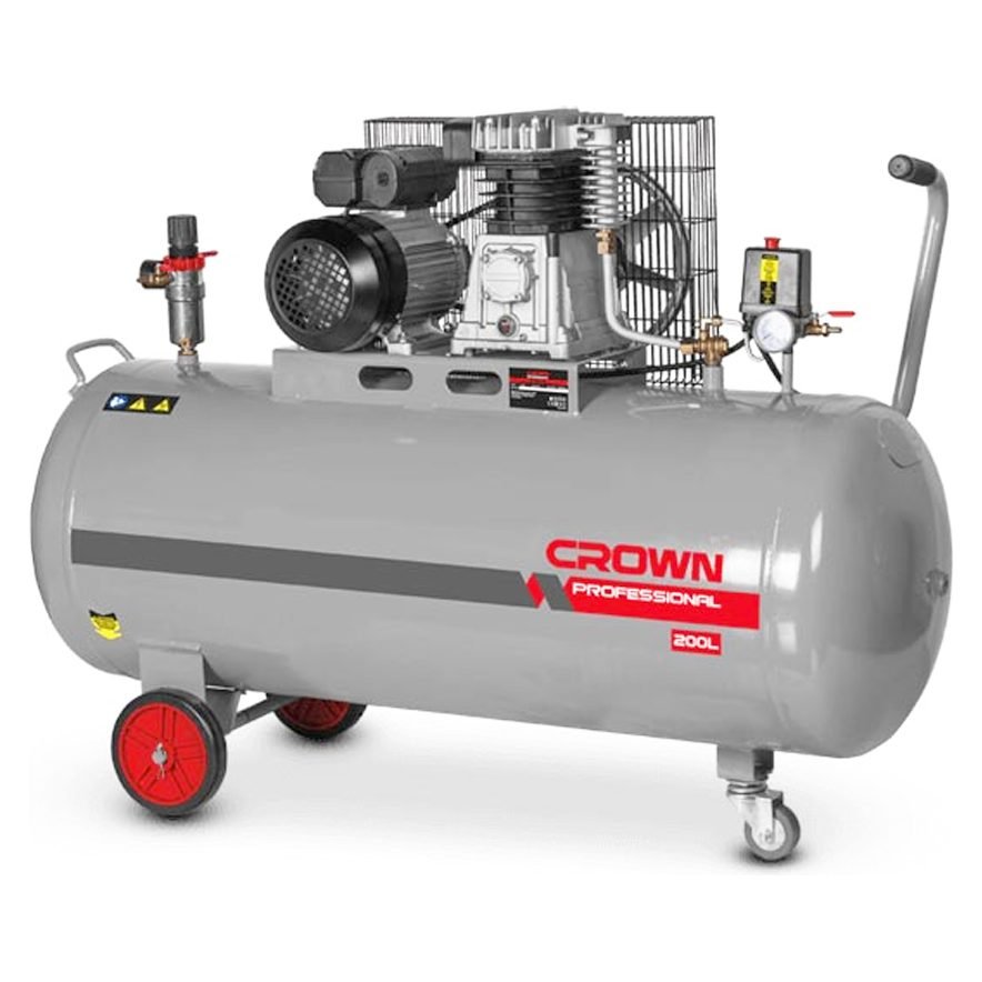 Crown Crown CT36032 Air Compressor Belt-Driven 8 Bar 200L, Machineries Air Compressors — Southend Philippines