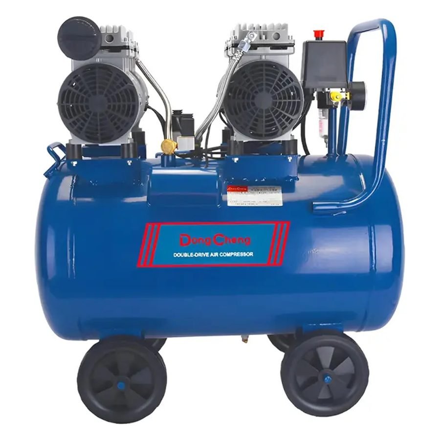 Dong Cheng DQE02-2850L Oil-Free Air Compressor 750Wx2 50L