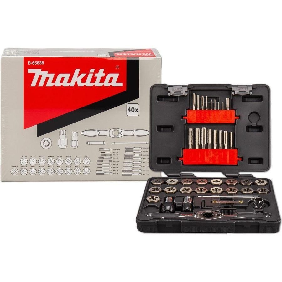Makita Makita B-65838 40pcs. Ratcheting Tap & Die Set, Machineries Threading & Machining — Southend Philippines