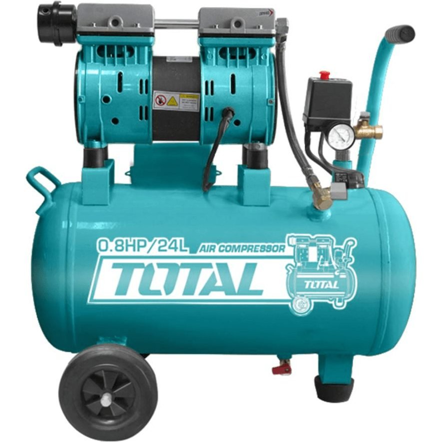 Total Total TCS1075242P Oil-Less Air Compressor 0.8HP 24L, Machineries Air Compressors — Southend Philippines