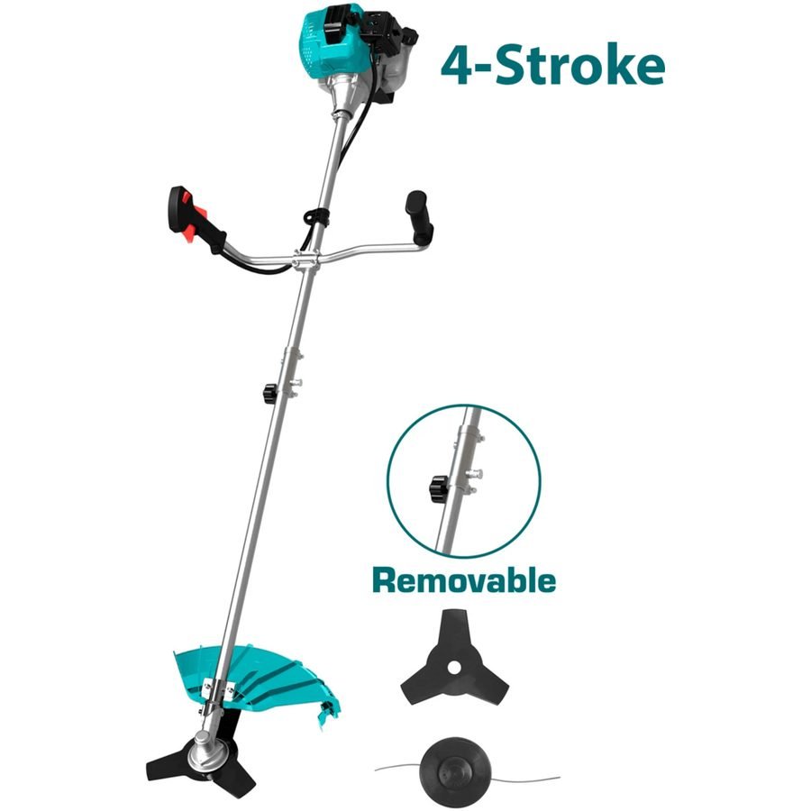 Total Total TP53144141 4-Stroke Gasoline Grass Cutter / Bush Cutter (1.1HP), Machineries Generators & Engines — Southend Phil