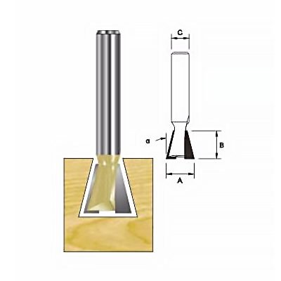 Arden Dovetail Bearing With Top Bearing