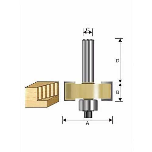 Arden Rabbeting Cutter Bit
