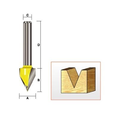 Arden V-Shaped Beveled Bit