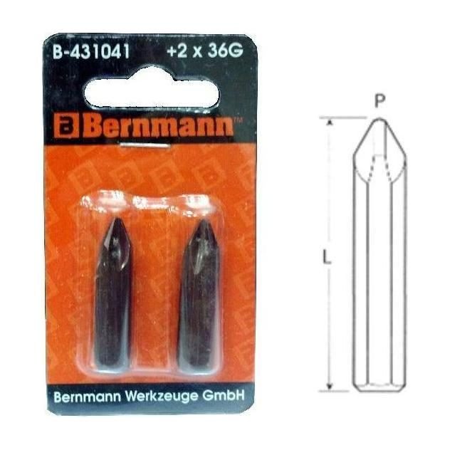 Bernmann Bernmann Impact Driver Bit (Heat Treated), Power Tools Drills & Drivers — Southend Philippines