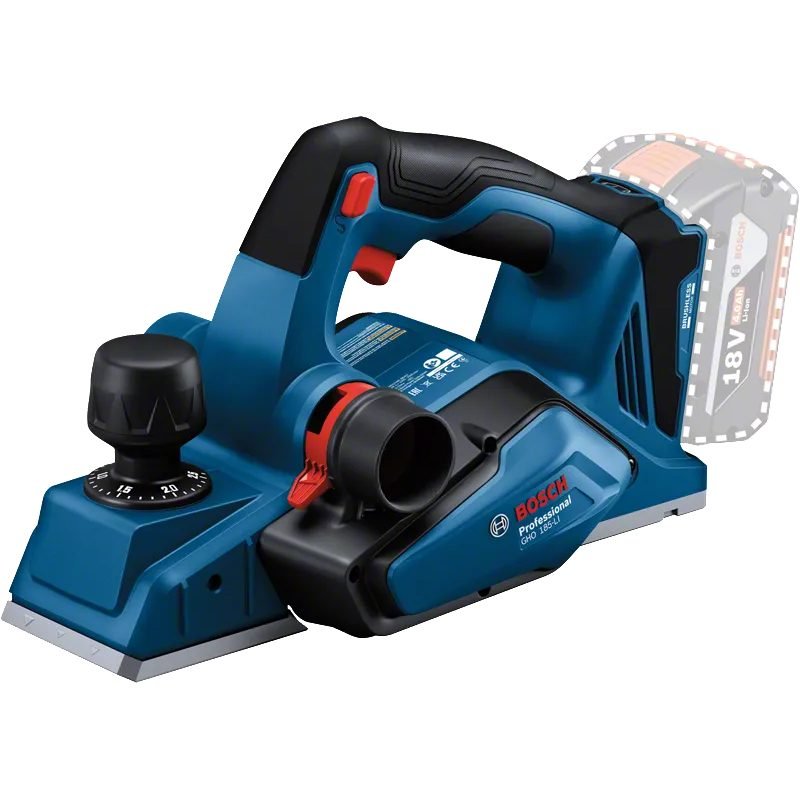 Bosch Bosch GHO 185-LI Cordless Wood Planer 3-1/4" 18V (Bare), Power Tools Routers & Planers — Southend Philippines