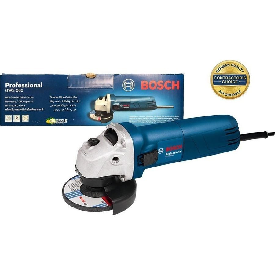 Bosch Bosch GWS 060 Angle Grinder 4" 670W [Contractor'S Choice], Power Tools Grinders — Southend Philippines
