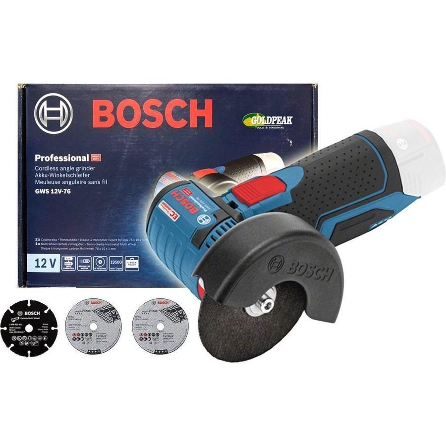 Bosch Bosch GWS 12V-76 Brushless Cordless Angle Grinder 3" (76mm) [Bare], Power Tools Grinders — Southend Philippines