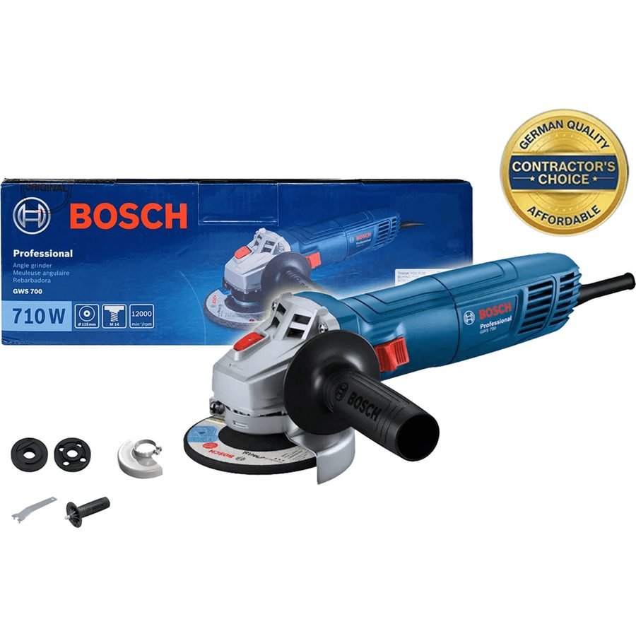 Bosch Bosch GWS 700 Angle Grinder 4" 710W [Contractor'S Choice], Power Tools Grinders — Southend Philippines