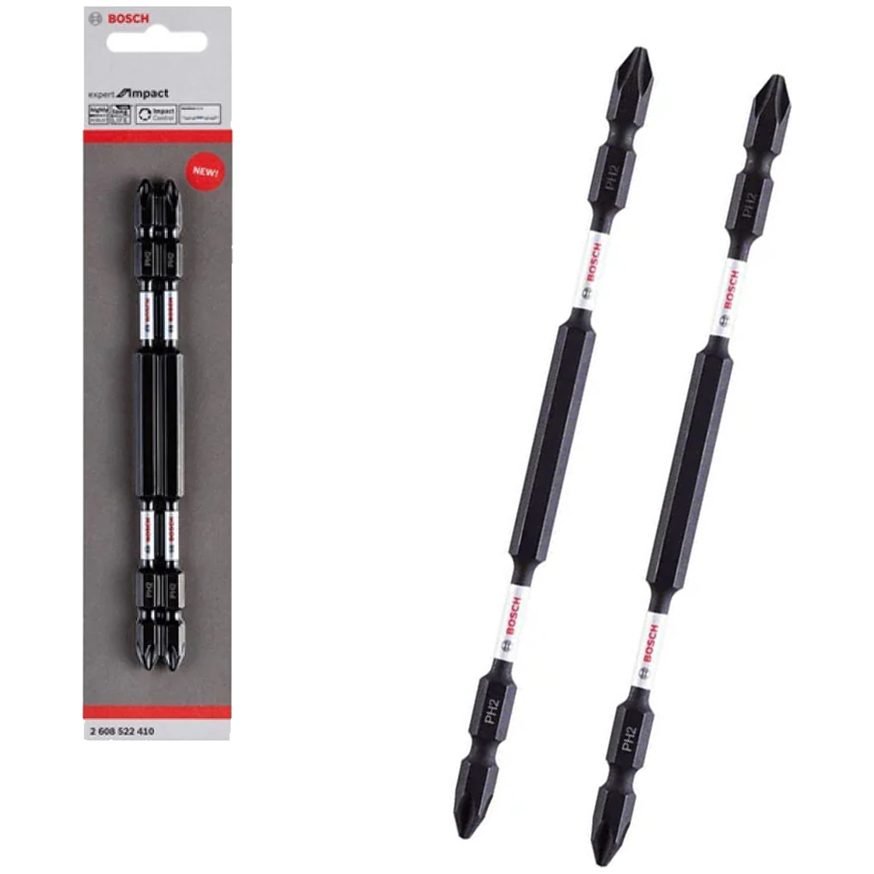 Bosch Bosch Impact Double-Ended Philips Screw Bits PH2 150mm (2608522410 ), Power Tools Bits, Blades & Discs — Southend Phili