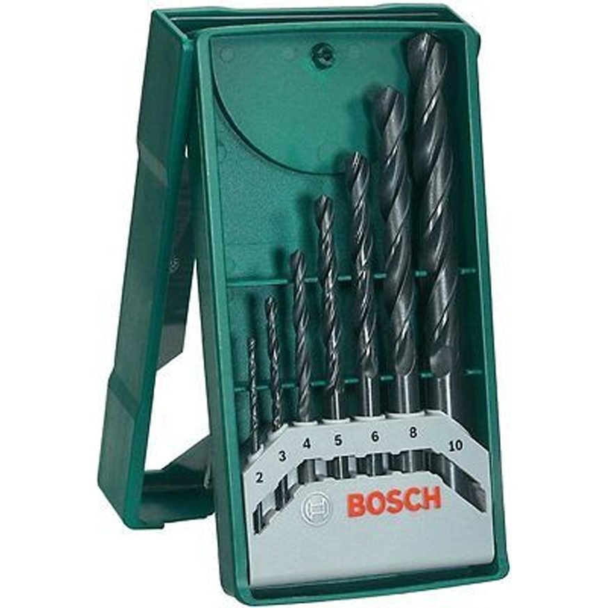 Bosch Bosch Metal Drill Bit Set 7 Pcs (2/3/4/5/6/8/10mm) (2607019673), Power Tools Bits, Blades & Discs — Southend Philippine