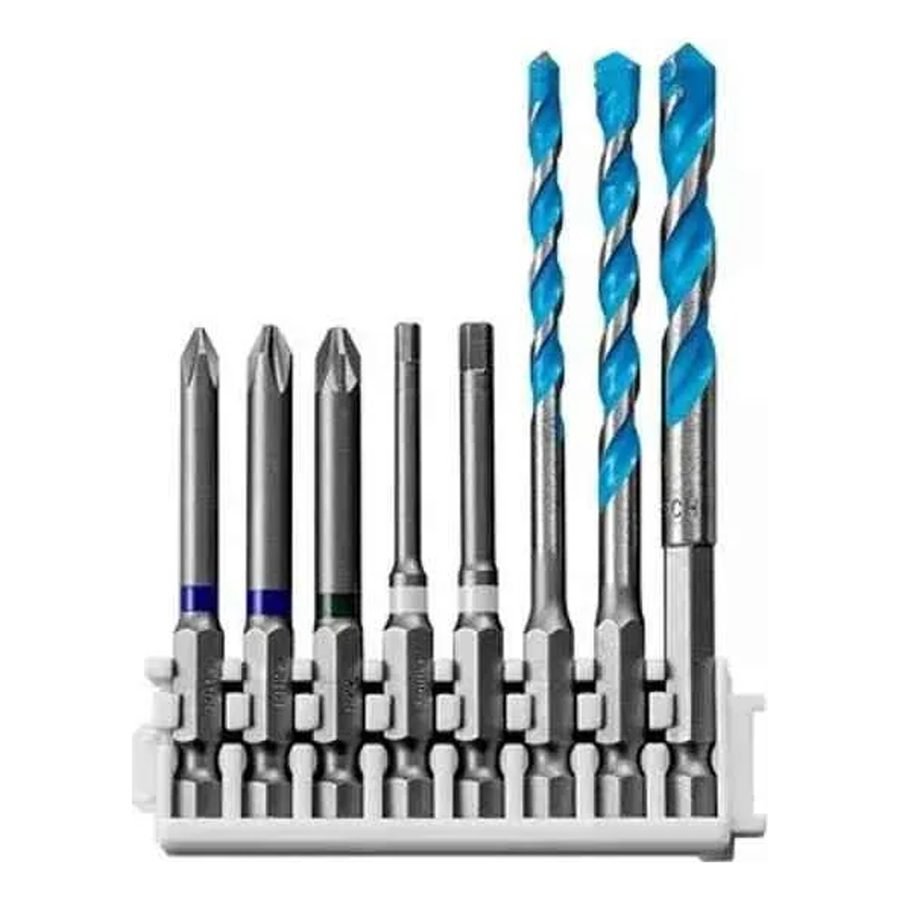 Bosch Bosch Pick And Click Screwdriver Bits & Multi Construction Drill Bit Set, Power Tools Bits, Blades & Discs — Southend P