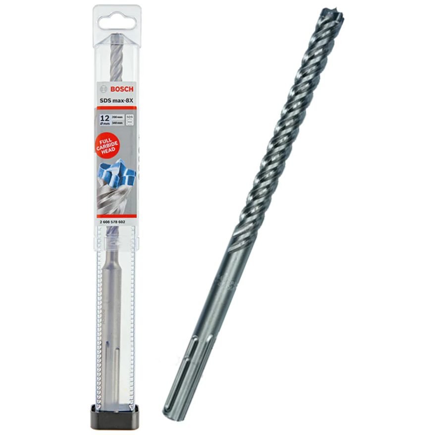 Bosch Bosch SDS Max-8X Hammer Drill Bit For Concrete / Masonry, Power Tools Rotary & Demolition — Southend Philippines