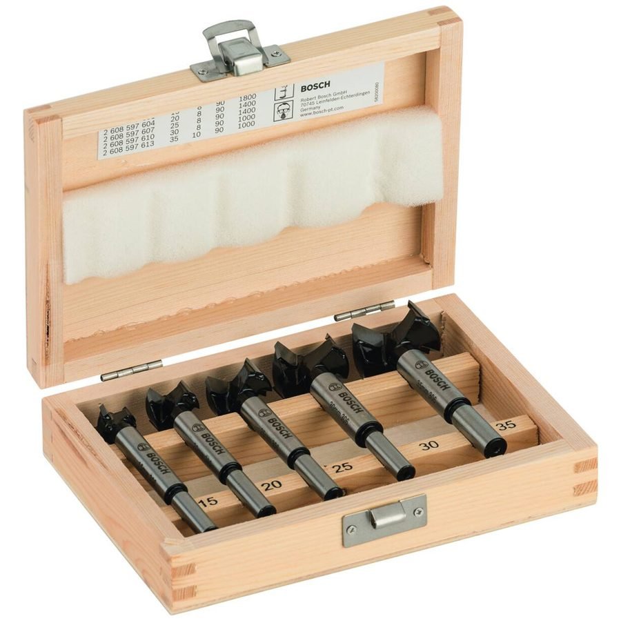 Bosch Bosch TC Forstner Drill Bit Set 5 Pcs (2608901844), Power Tools Bits, Blades & Discs — Southend Philippines