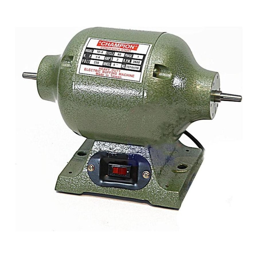 Champion Dental Bench Grinder 1/4HP, Power Tools Grinders — Southend Philippines