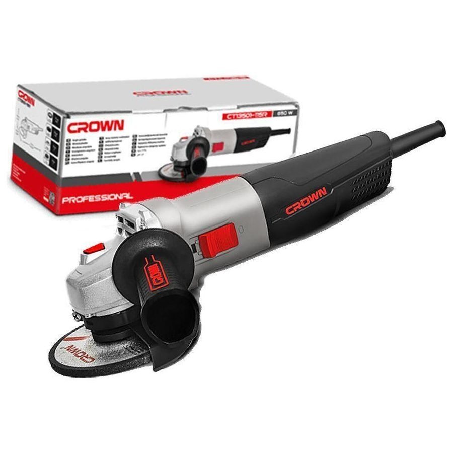 Crown Crown CT13499 Angle Grinder 4" 720W, Power Tools Grinders — Southend Philippines
