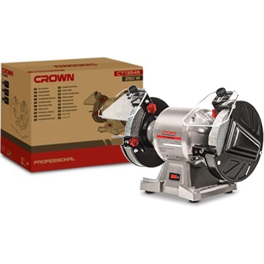Crown Crown CT13546 Bench Grinder 1/3HP 6", Power Tools Grinders — Southend Philippines
