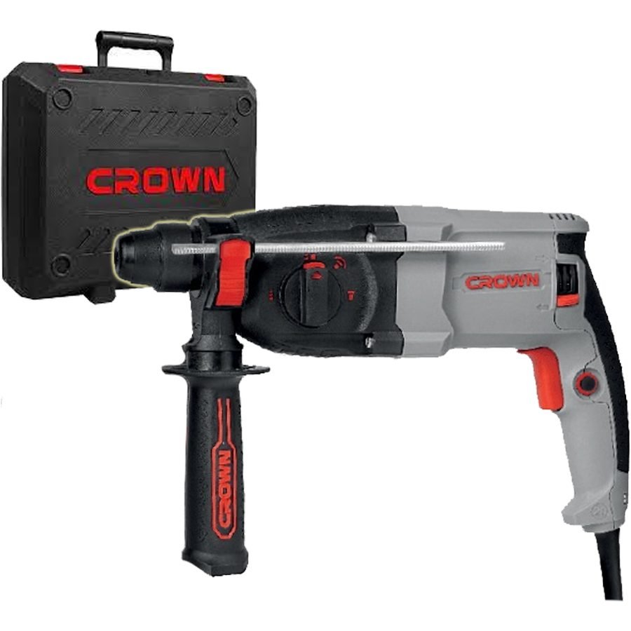 Crown Crown CT18190BMC Rotary Hammer 1700W 5-19j, Power Tools Rotary & Demolition — Southend Philippines