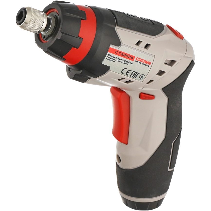 Crown Crown CT22024 Cordless Screwdriver 3.6V 1.5AH, Power Tools — Southend Philippines