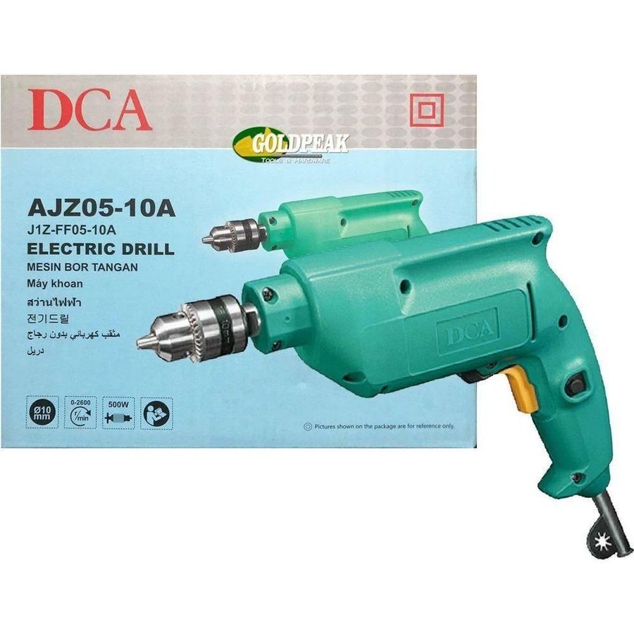 DCA DCA AJZ05-10A Electric Hand Drill 10mm 500W, Power Tools Drills & Drivers — Southend Philippines