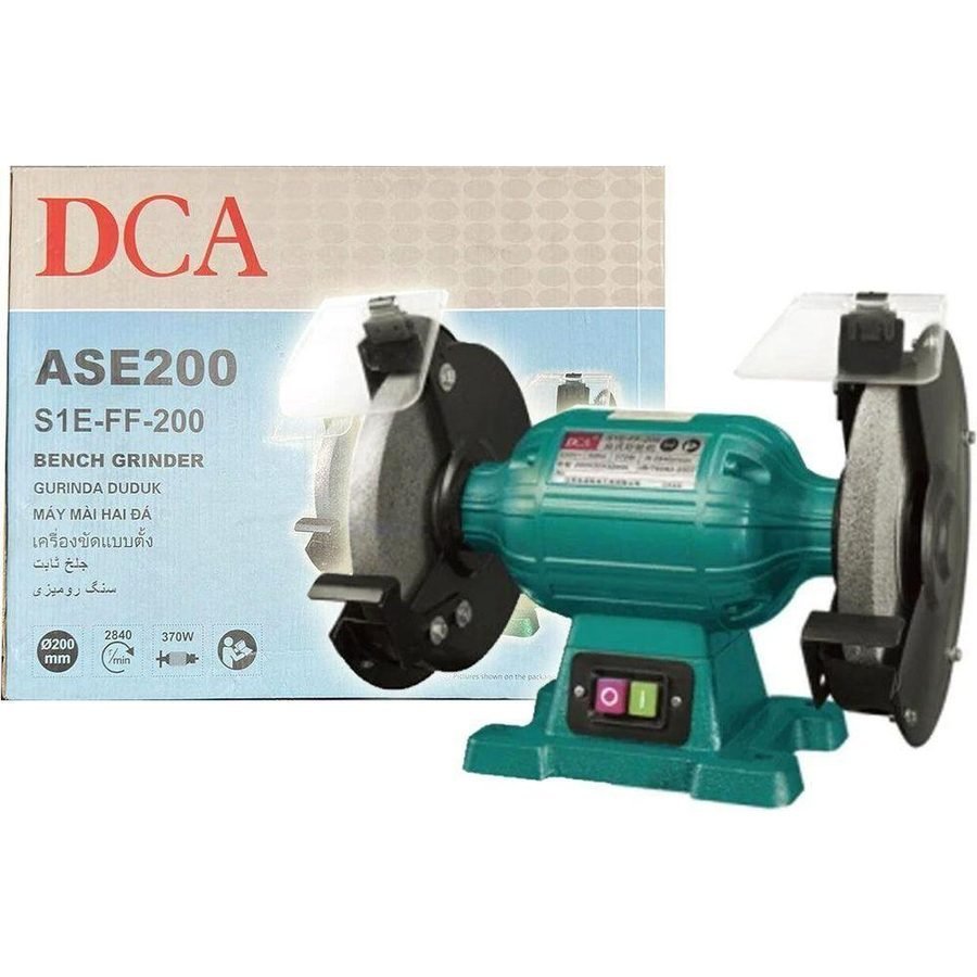 DCA DCA ASE200 Bench Grinder 8" 370W, Power Tools Grinders — Southend Philippines