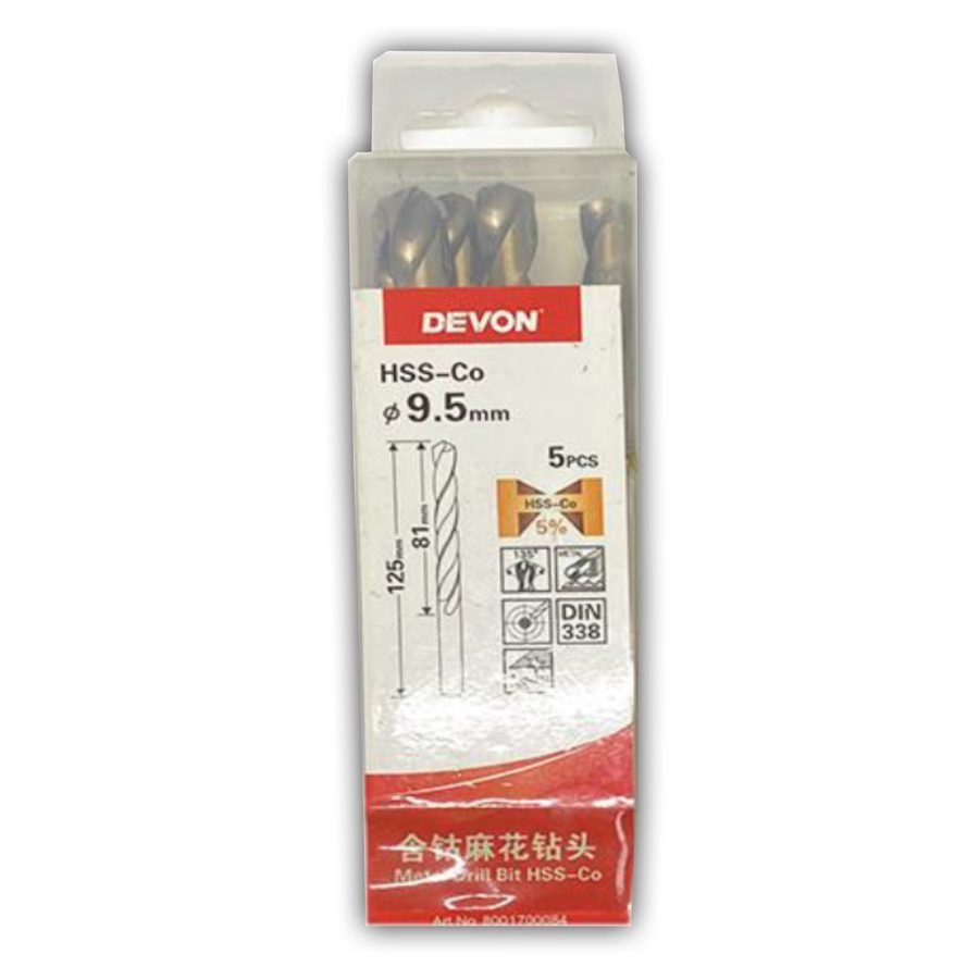 Devon HSS-CO Metal Drill Bit, Power Tools Drills & Drivers — Southend Philippines
