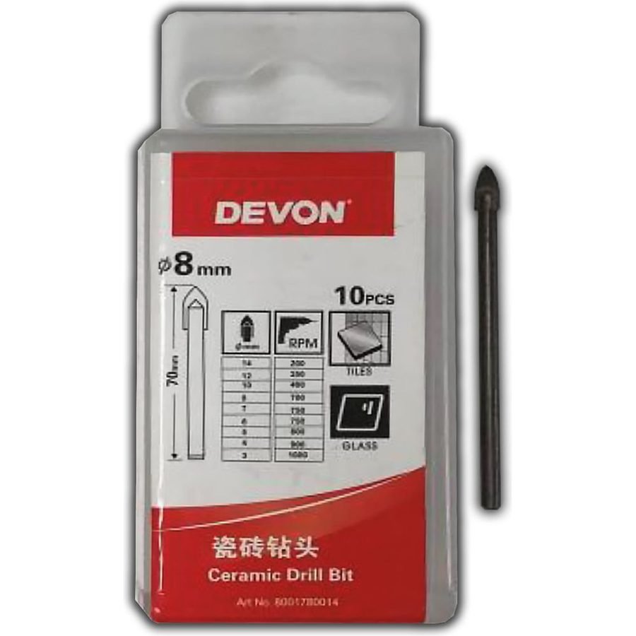 Devon Tile Drill Bit, Power Tools Drills & Drivers — Southend Philippines