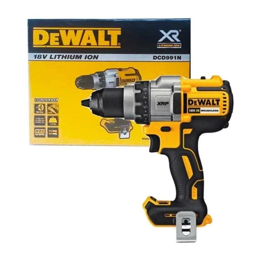DeWalt Dewalt DCD991N 18V/20V Cordless Drill / Driver 13mm (Bare) [Brushless], Power Tools Drills & Drivers — Southend Philip