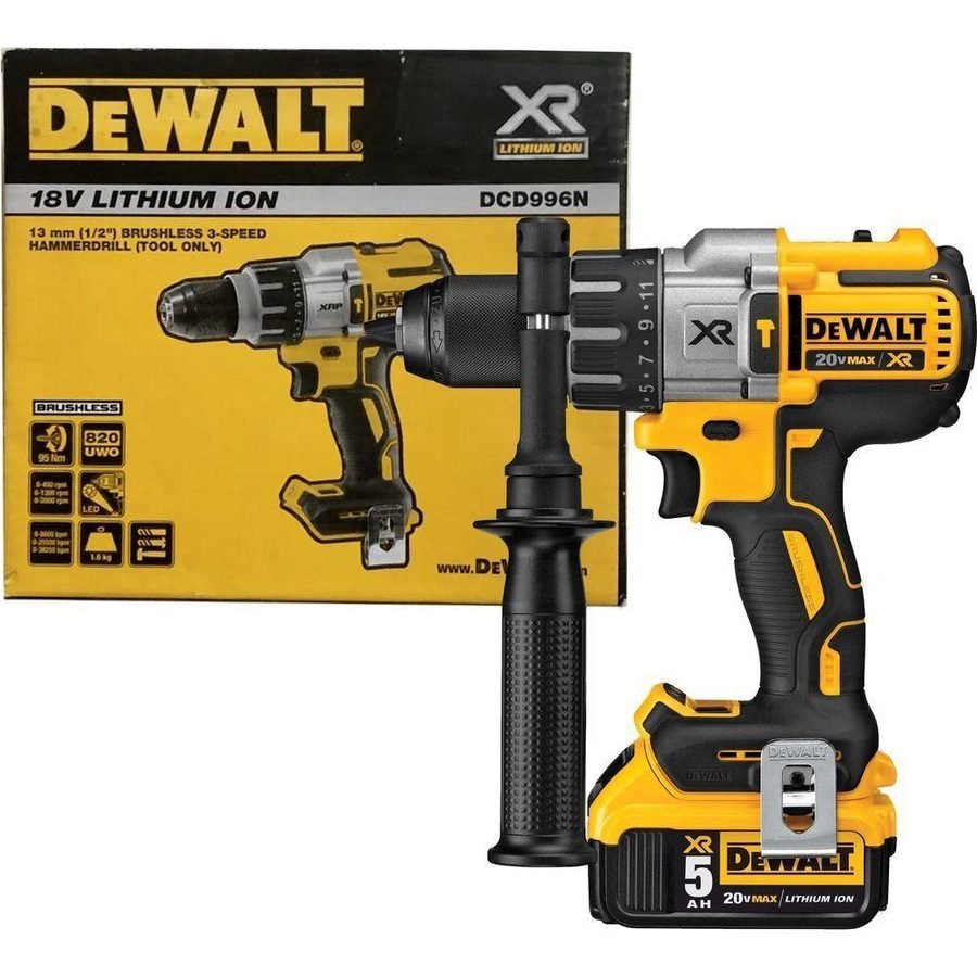 DeWalt Dewalt DCD996N 18V/20V Cordless Hammer Drill 13mm (Bare), Power Tools Drills & Drivers — Southend Philippines