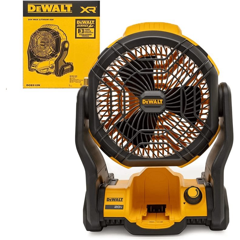 DeWalt Dewalt DCE512N Cordless Jobsite Fan [18V/20V] (Bare), Power Tools Batteries & Chargers — Southend Philippines