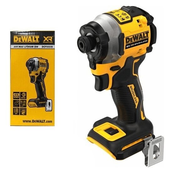 DeWalt Dewalt DCF850N Cordless Brushless Impact Driver 1/4" Hex (Bare) (18V/20V, Power Tools Drills & Drivers — Southend Phil