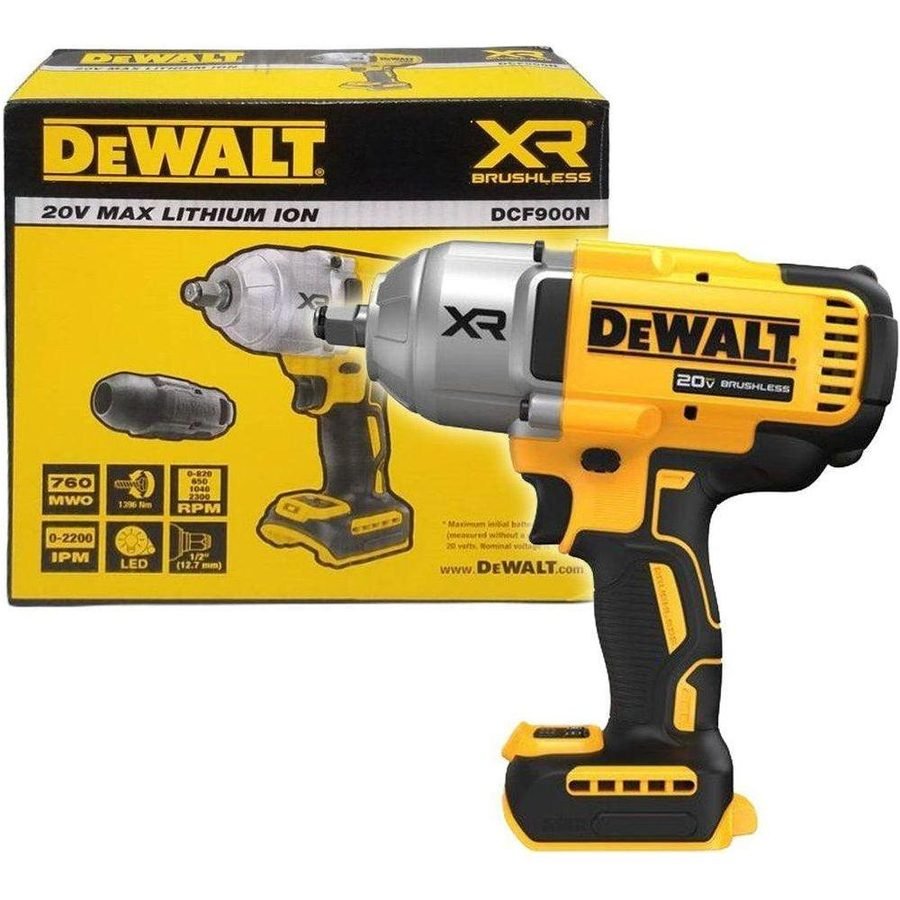 DeWalt Dewalt DCF900N 18V/20V Cordless Impact Wrench 1898N M (Bare), Power Tools Drills & Drivers — Southend Philippines