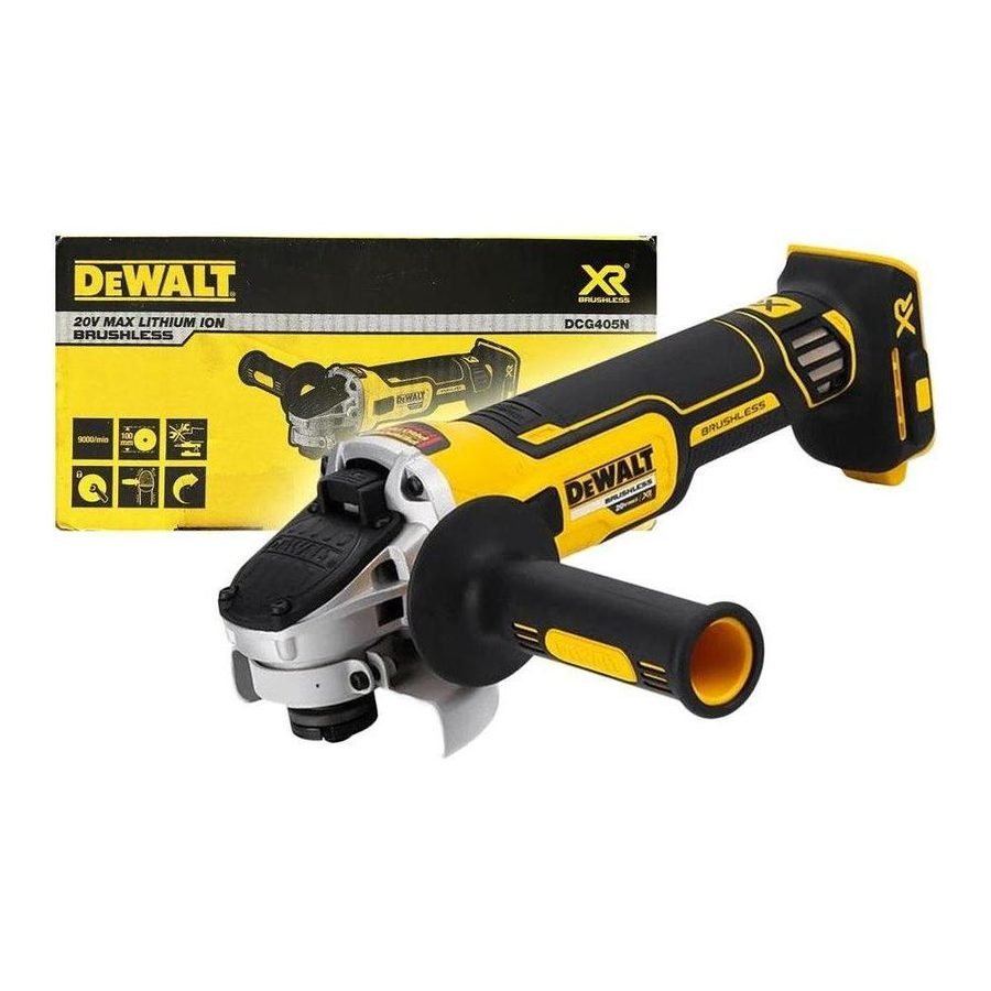 DeWalt Dewalt DCG405N 20V Cordless Angle Grinder 4" (Bare) [Slide Switch], Power Tools Grinders — Southend Philippines