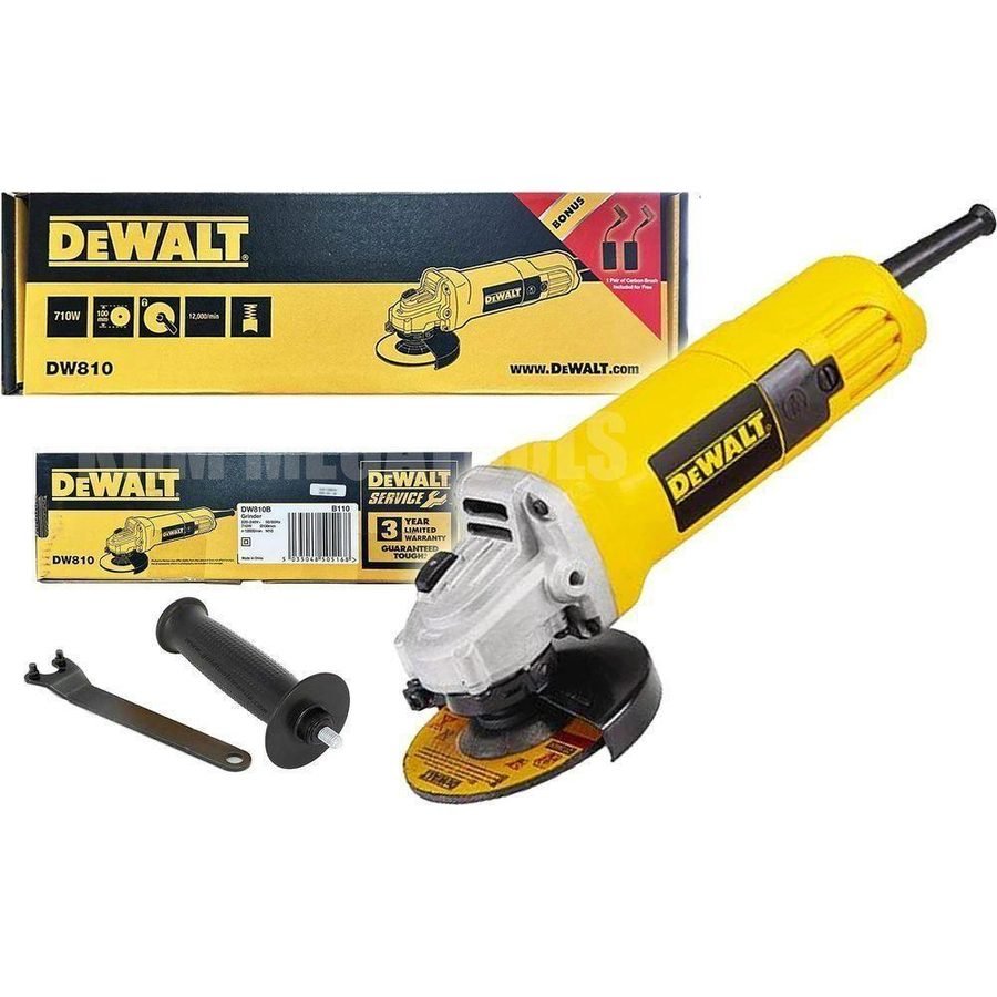 DeWalt Dewalt DW810 Angle Grinder 4" 710W (DW810-B), Power Tools Grinders — Southend Philippines