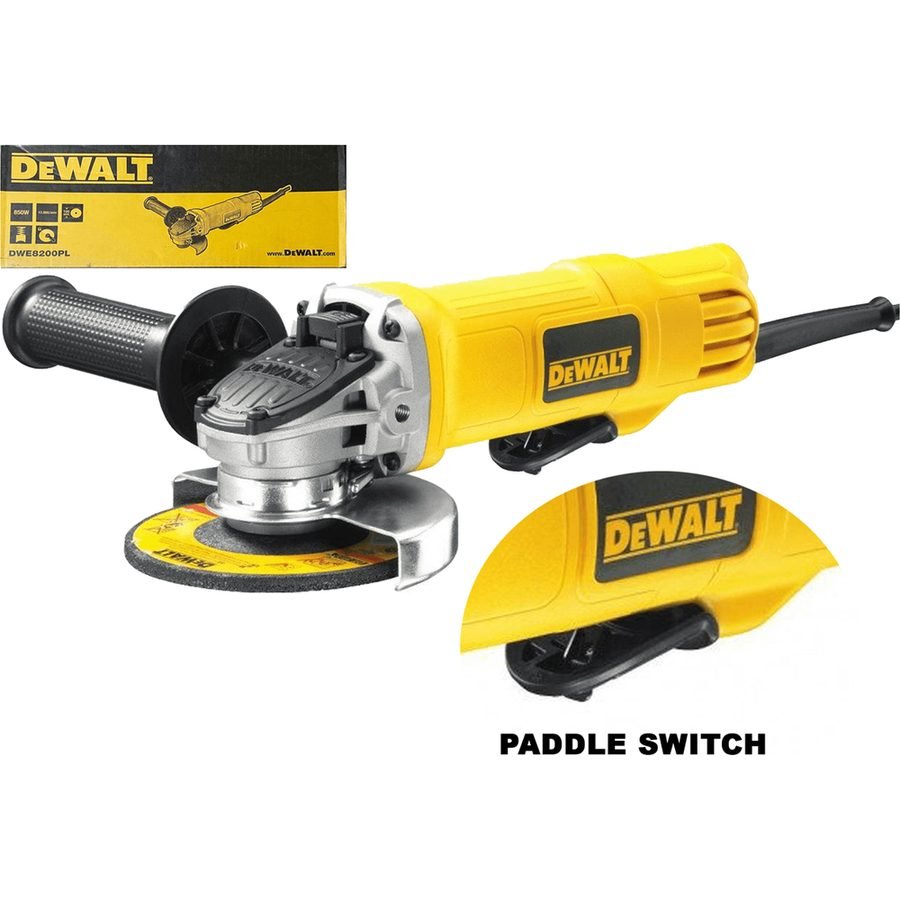 DeWalt Dewalt DWE8200PL Angle Grinder 4" 850W (Paddle Switch), Power Tools Grinders — Southend Philippines