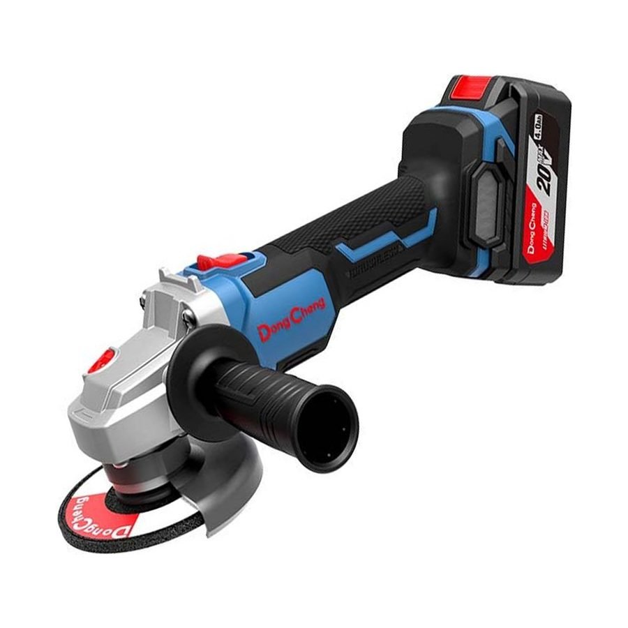 Dong Cheng DCSM03-100EM Cordless BL Angle Grinder 4" 20V 4.0AH, Power Tools Grinders — Southend Philippines