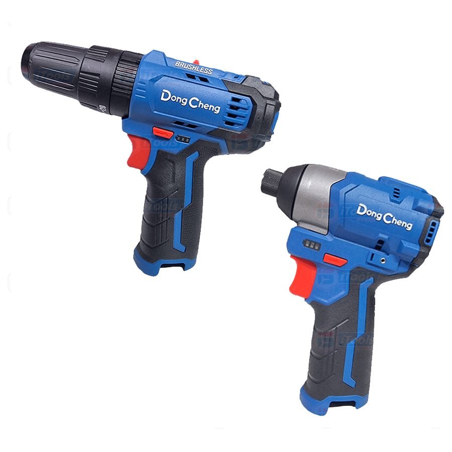 Dongcheng DCKIT25EK Combo Kit Hammer Drill + 12V Brushless Impact Driver, Power Tools Drills & Drivers — Southend Philippines