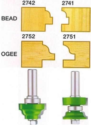 EZ Cut Window Sash Set Ogee 1/2" Shank, Power Tools — Southend Philippines