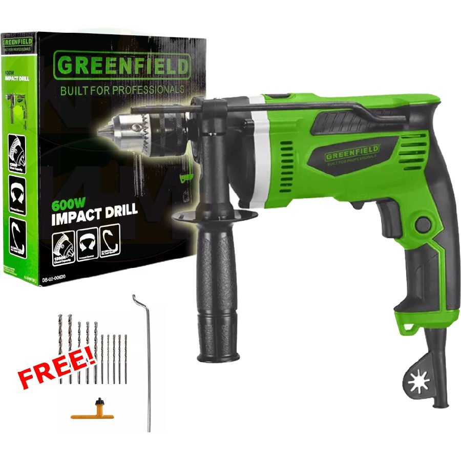 Greenfield Greenfield 02-620 Impact / Hammer Drill 13mm 600W, Power Tools Drills & Drivers — Southend Philippines