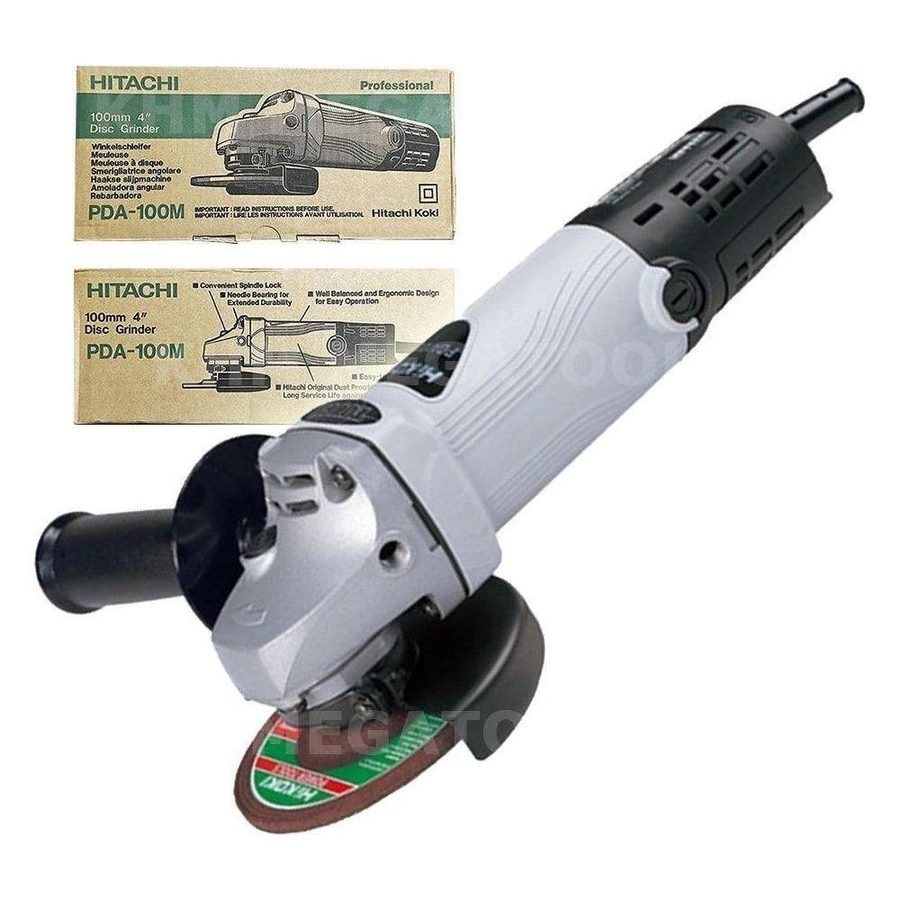 Hitachi Hitachi PDA-100M Angle Grinder 4" 715W, Power Tools Grinders — Southend Philippines