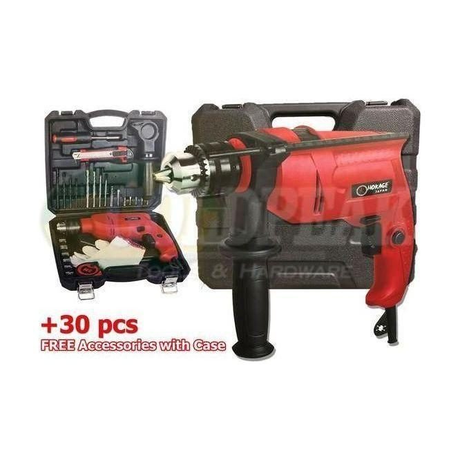 Hokage HKG-ID650K Hammer Drill With 30 Pcs Tool Set, Power Tools Drills & Drivers — Southend Philippines
