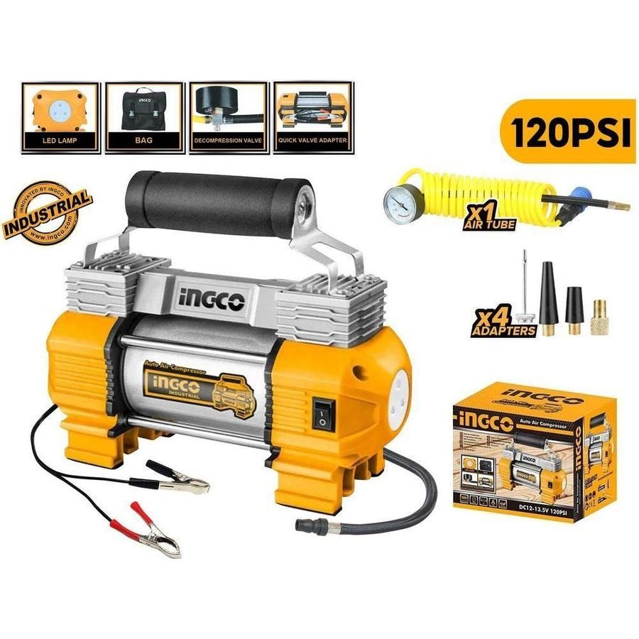Ingco Ingco AAC2508 12V Cordless Inflator 120psi, Power Tools — Southend Philippines